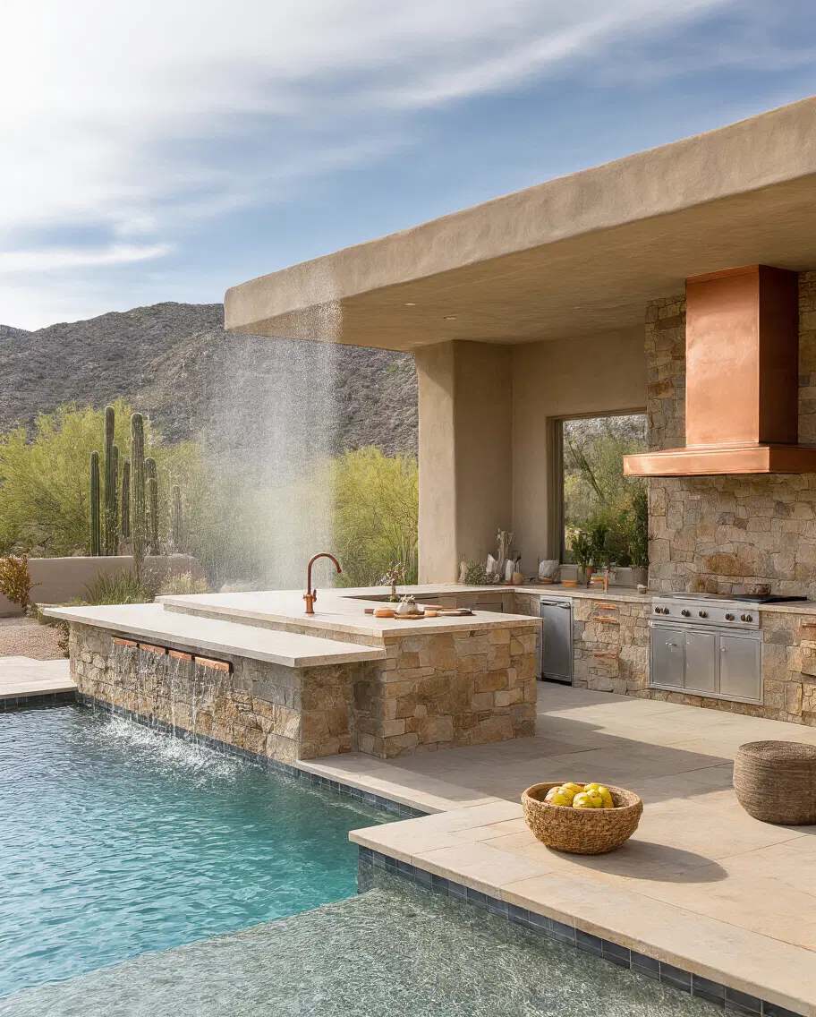 desert oasis kitchen retreat