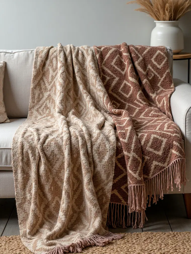 versatile artistic boho woven blankets