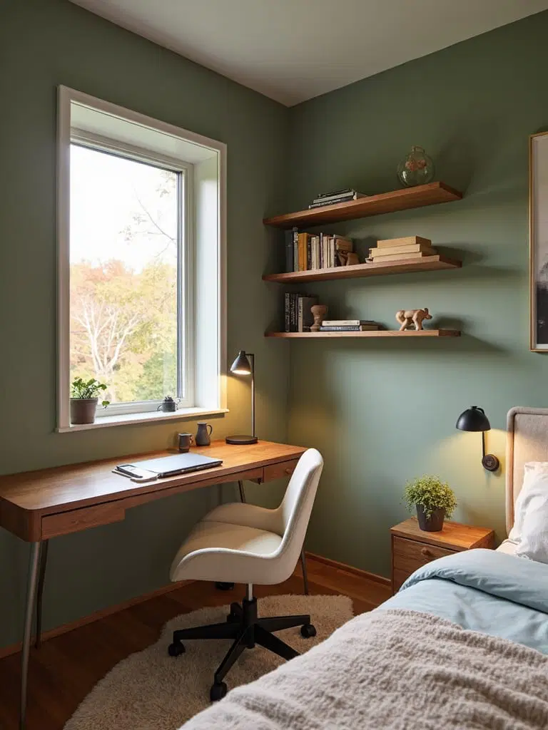 color coordination enhancing workspace mood