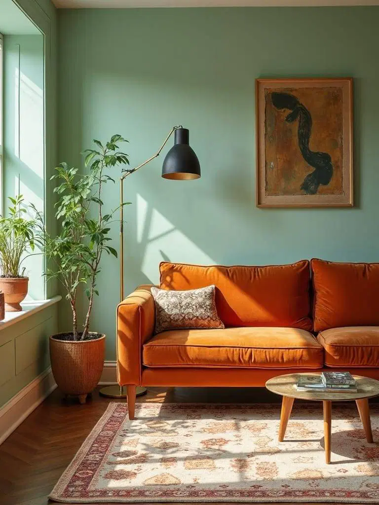 timeless vintage inspired living rooms