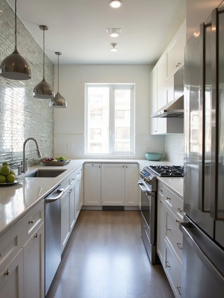 mirror and glossy surfaces enhance space perception