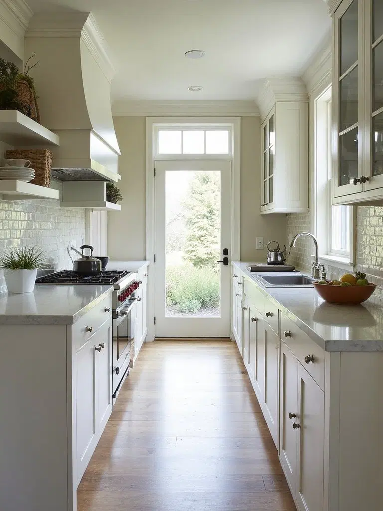 efficient and stylish galley kitchen layout