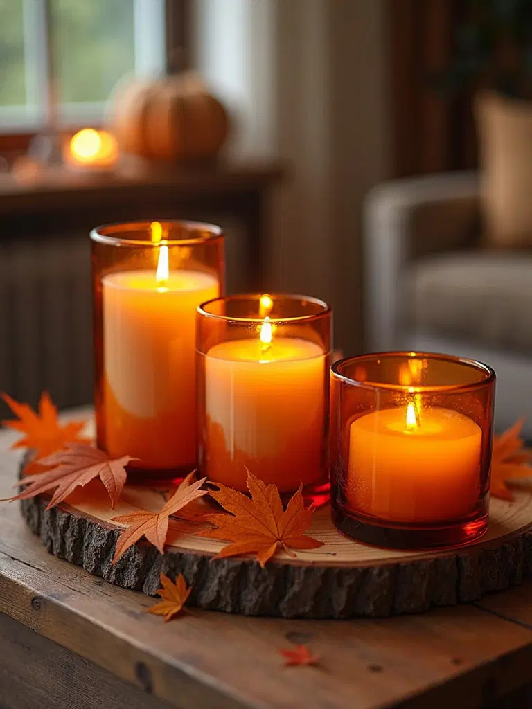 seasonal scented candles for ambiance