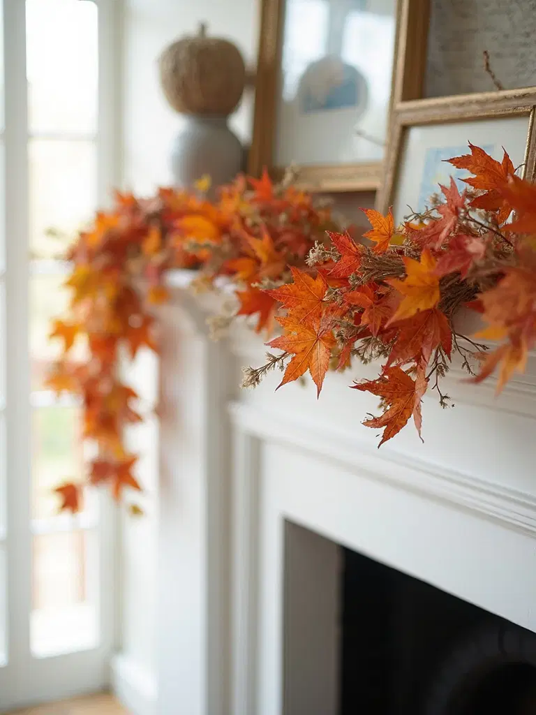 natural fiber leaf garland