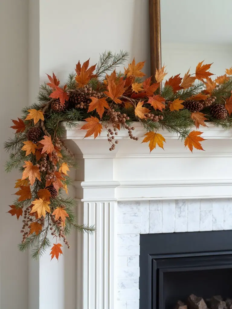 multi textured autumn wall decor