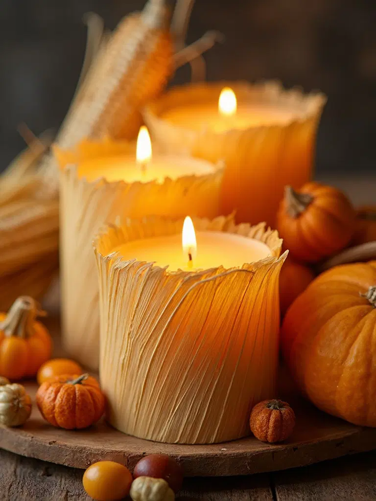 eco friendly autumn candle surrounds