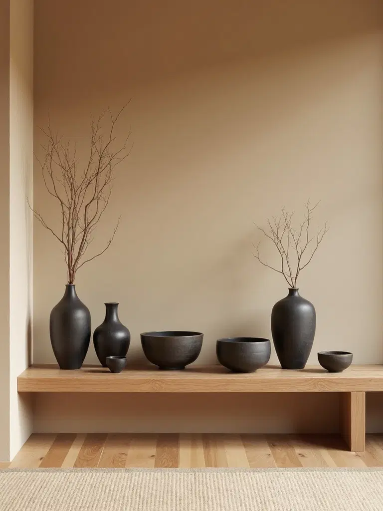 handmade ceramics for Japandi interiors