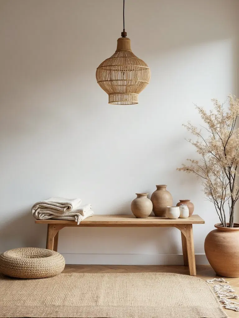 eco-conscious Japandi decorations