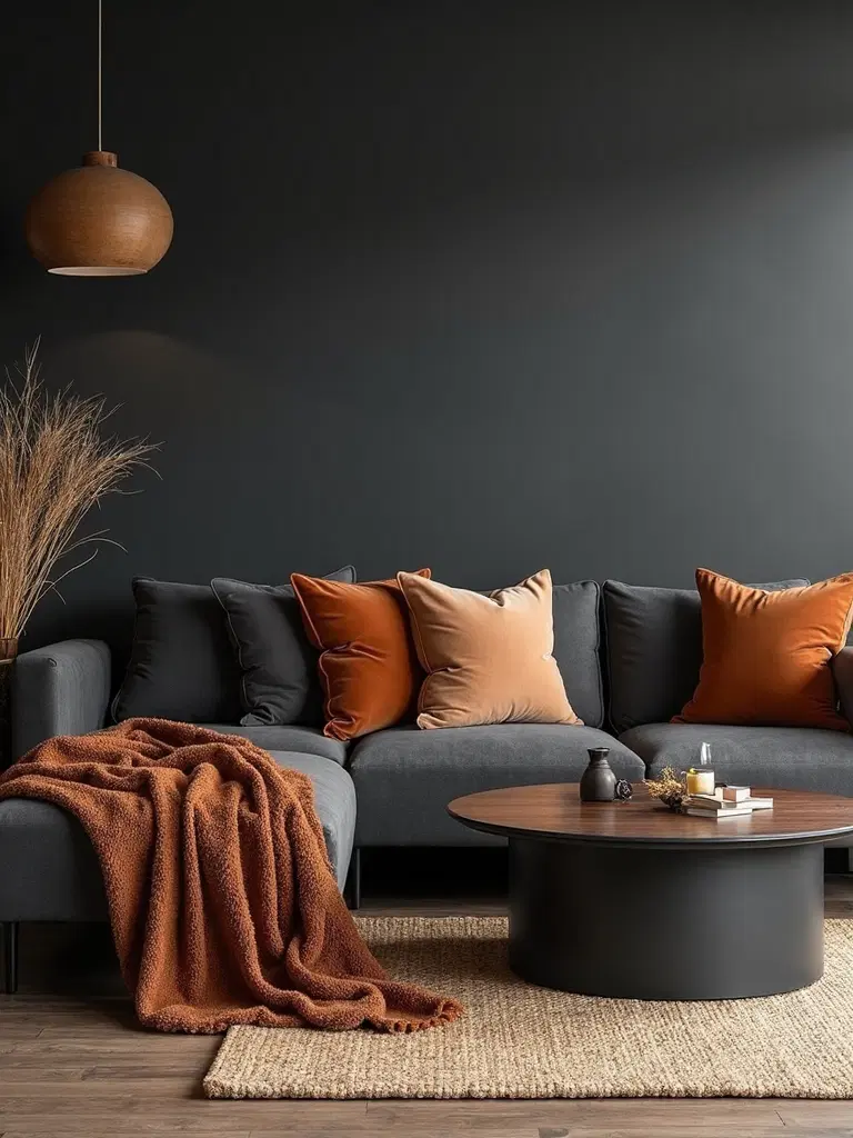 earth toned textile layering