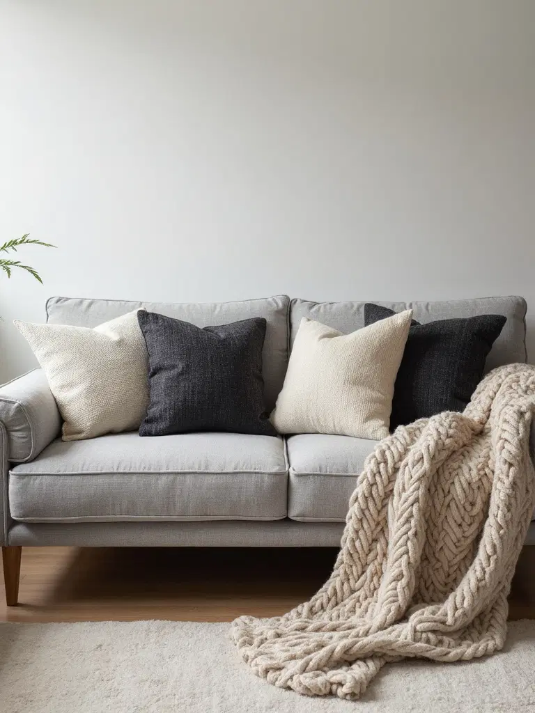 handcrafted pillows and throws