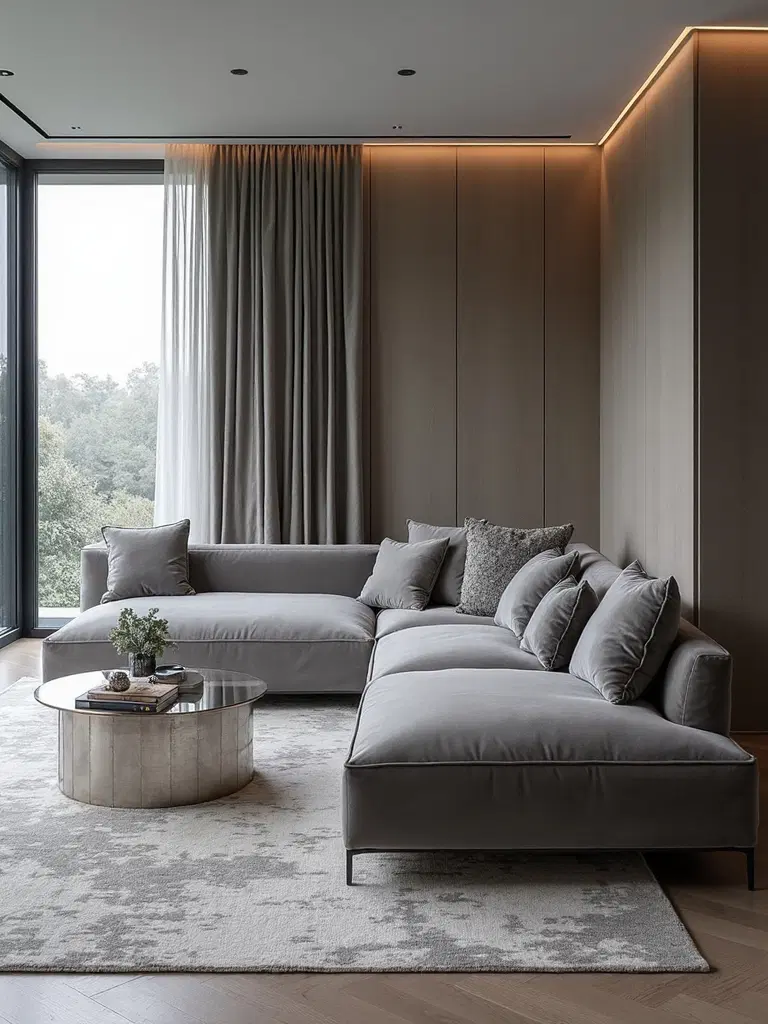 sophisticated bold layered contrasting colors