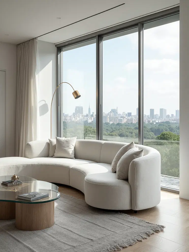 embrace curved furniture s welcoming environment