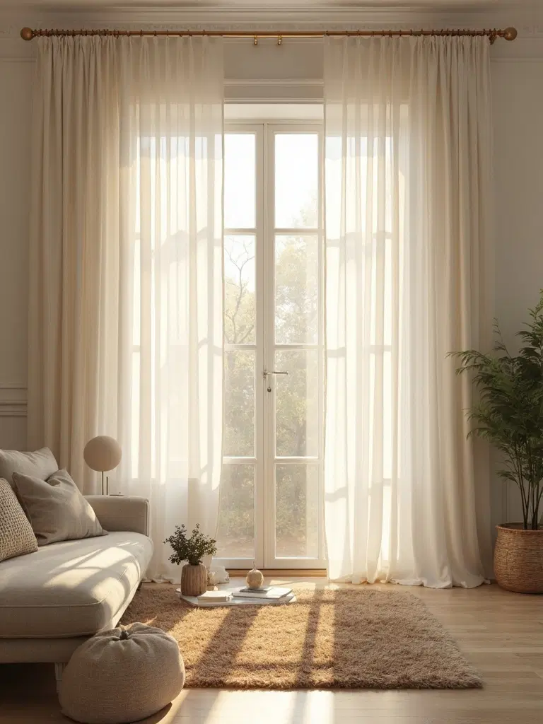 adaptive solutions for natural light with curtains