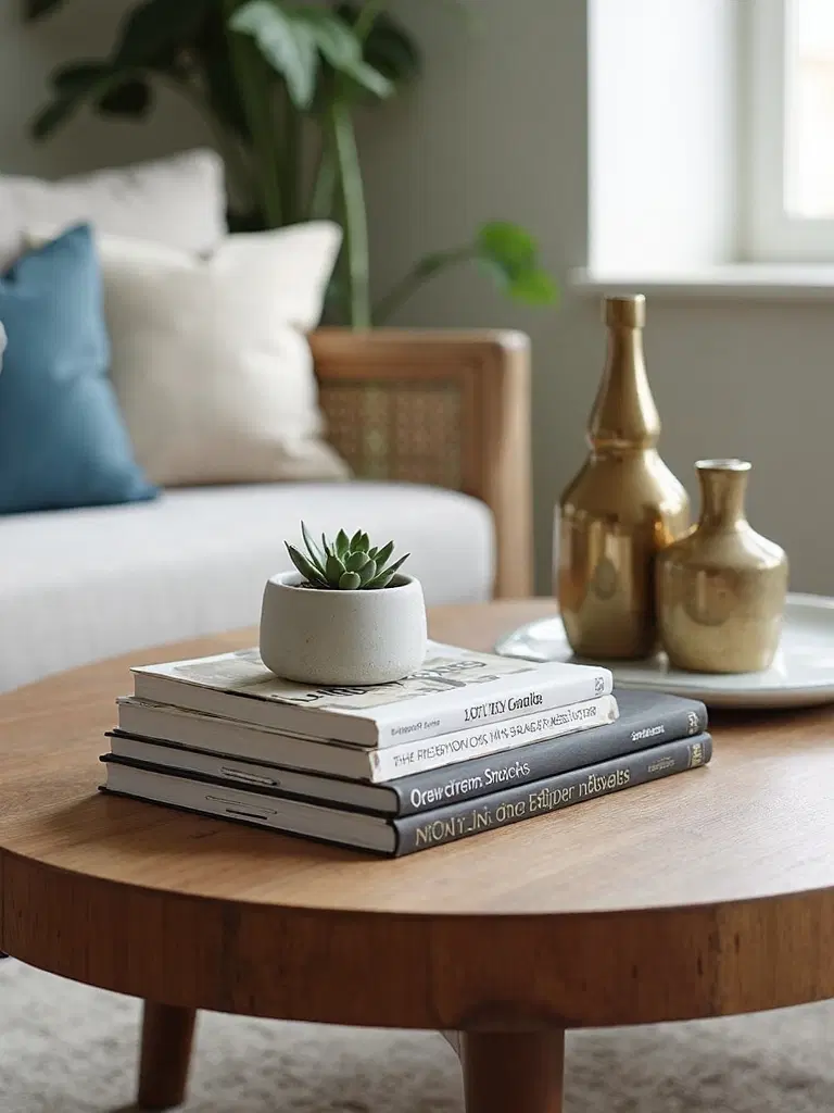 curated book collections as home decor