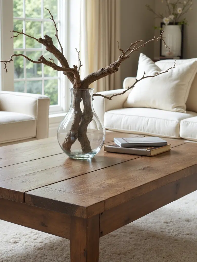 natural rustic decor centerpieces