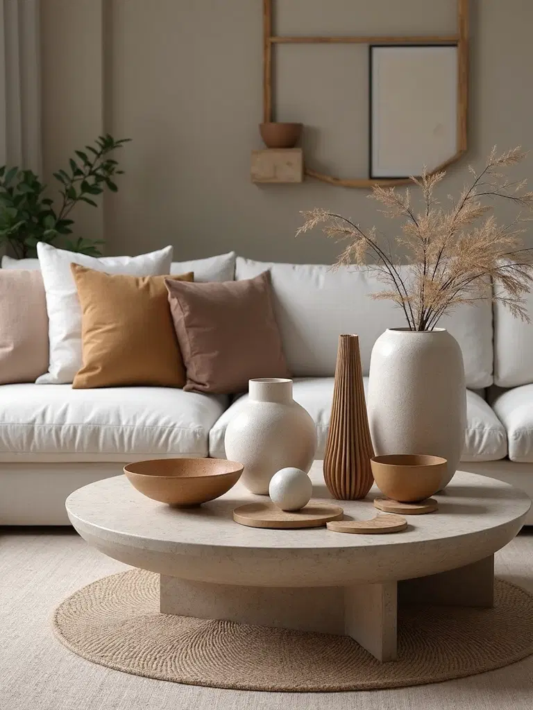 engaging balanced harmonious geometric decor