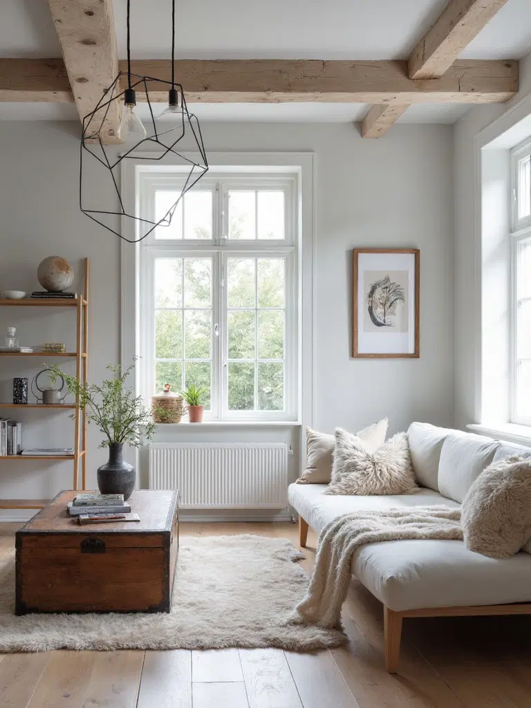 blend of modern and traditional Nordic design