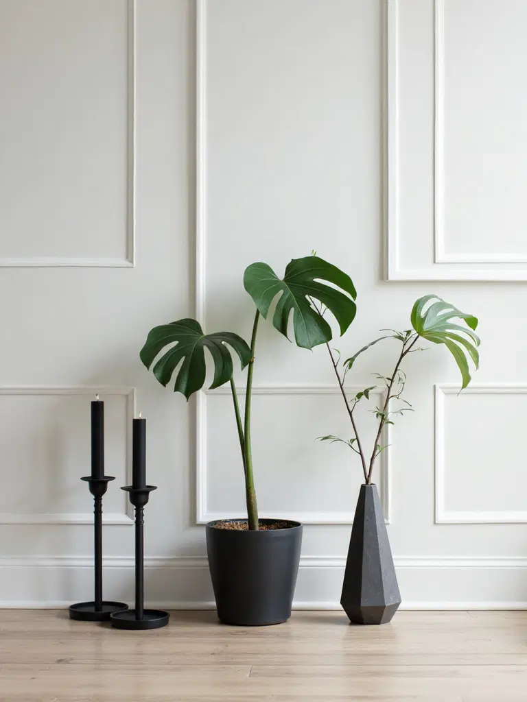 elegant curated accessories in minimalist Nordic style