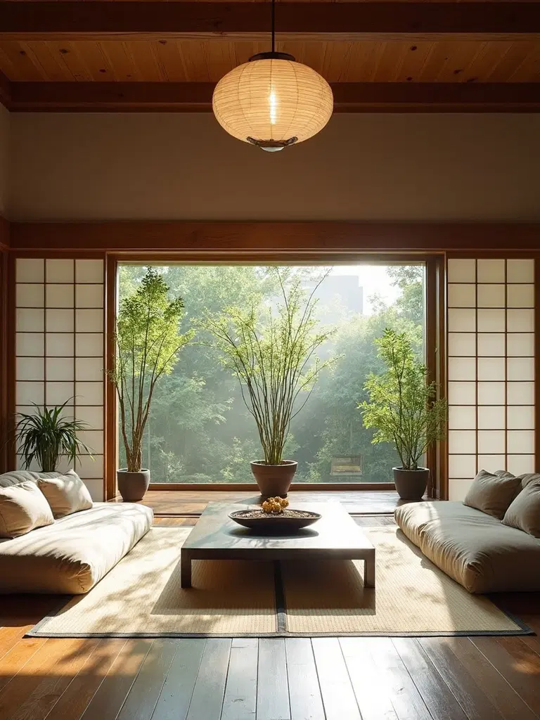 harmonious balanced minimalist zen