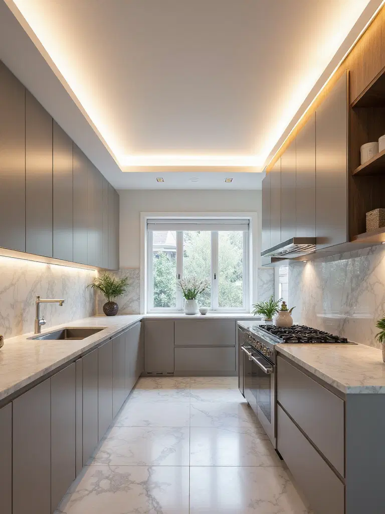customizable ambient kitchen ceiling lighting