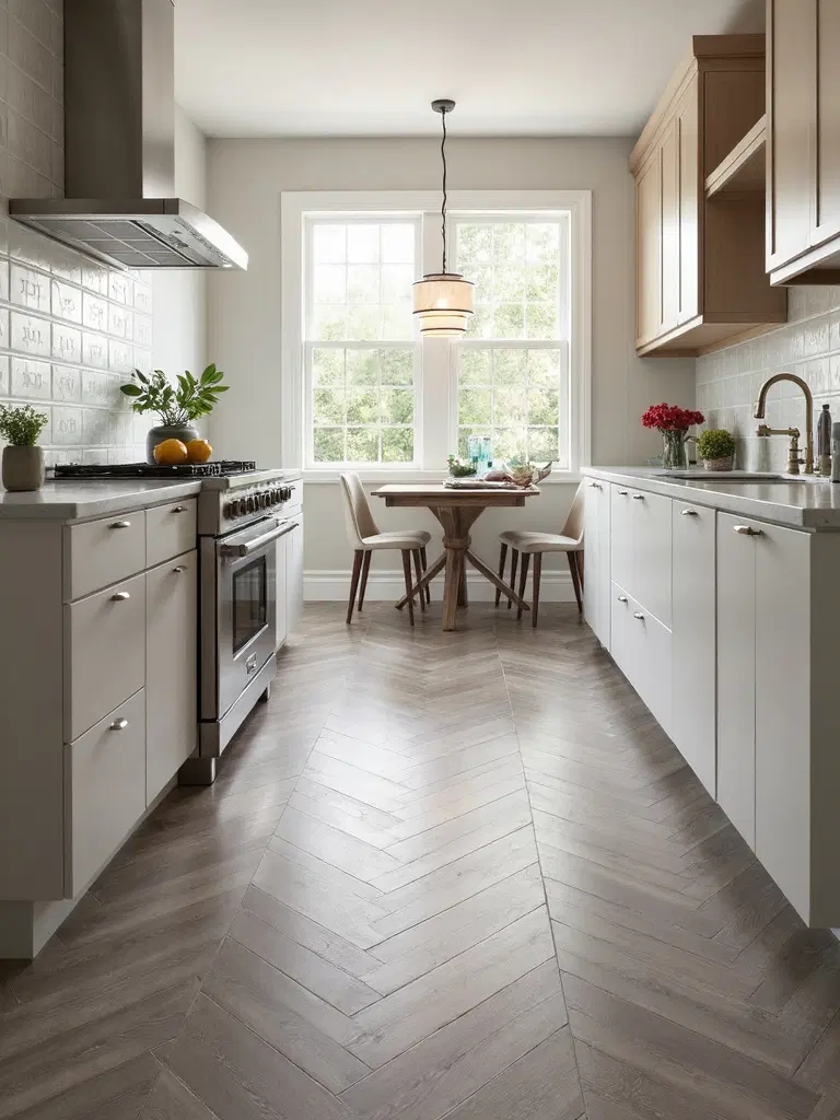 waterproof luxury vinyl kitchen flooring