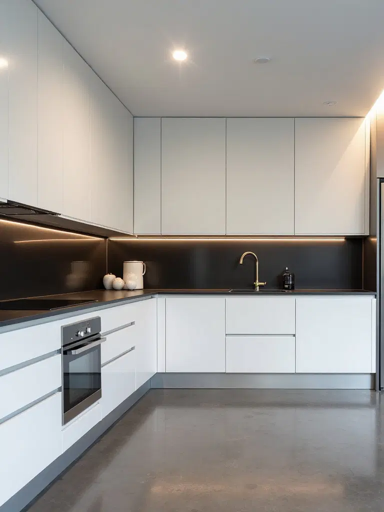 integrated minimalist kitchen appliances