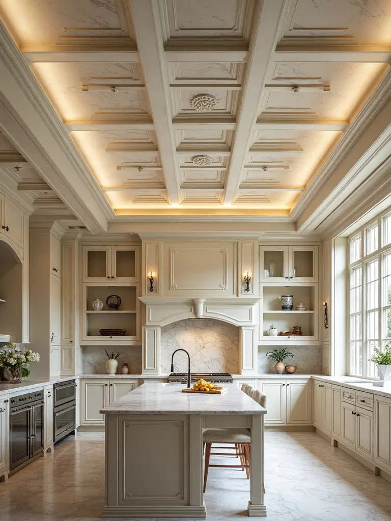 marble inlaid ceiling border