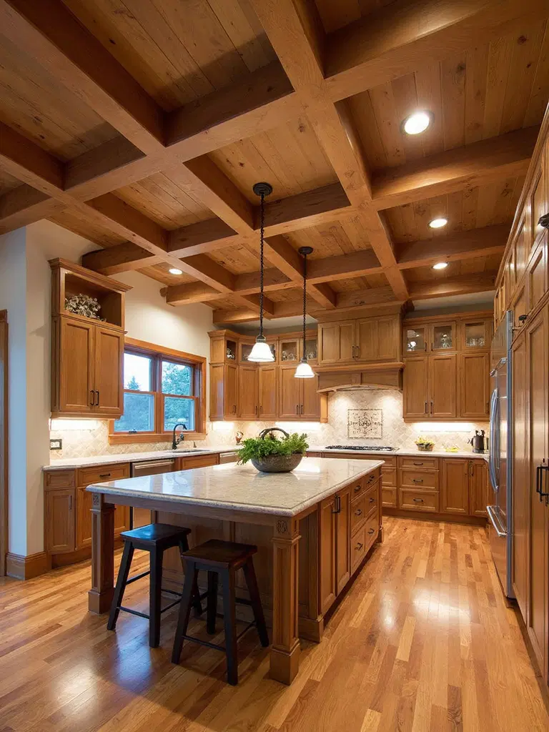 sophisticated rustic ceiling beams enchantment