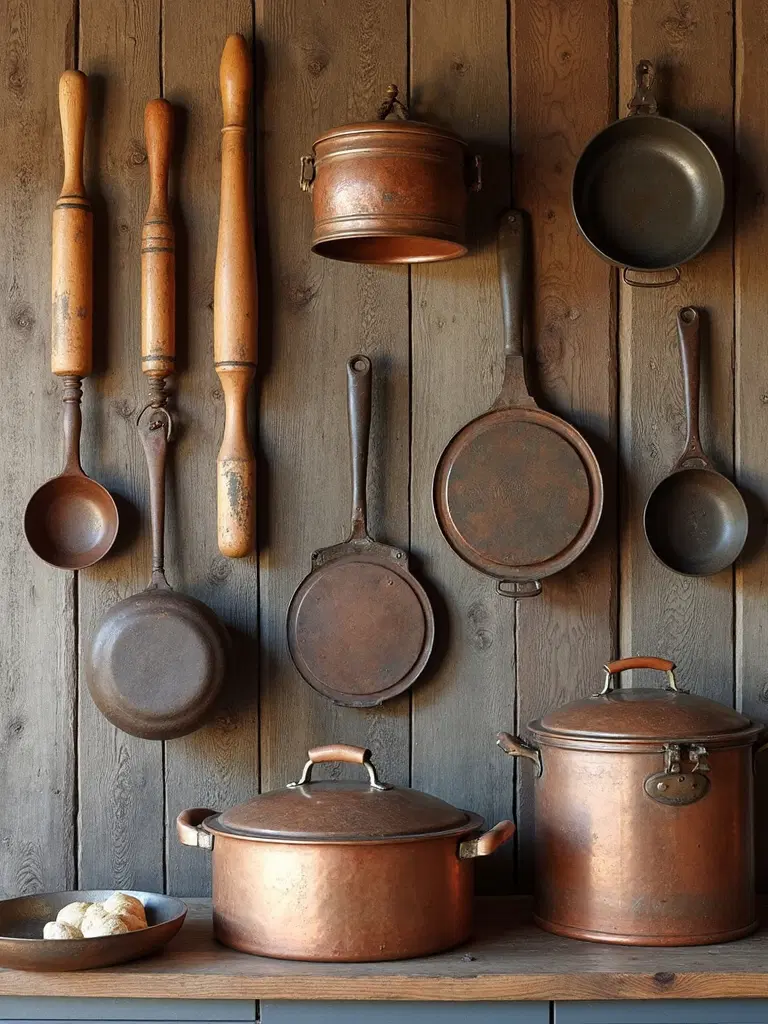 antique culinary history wall museum