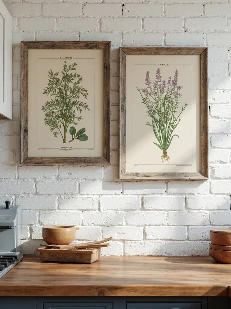 timeless botanical wall decor display