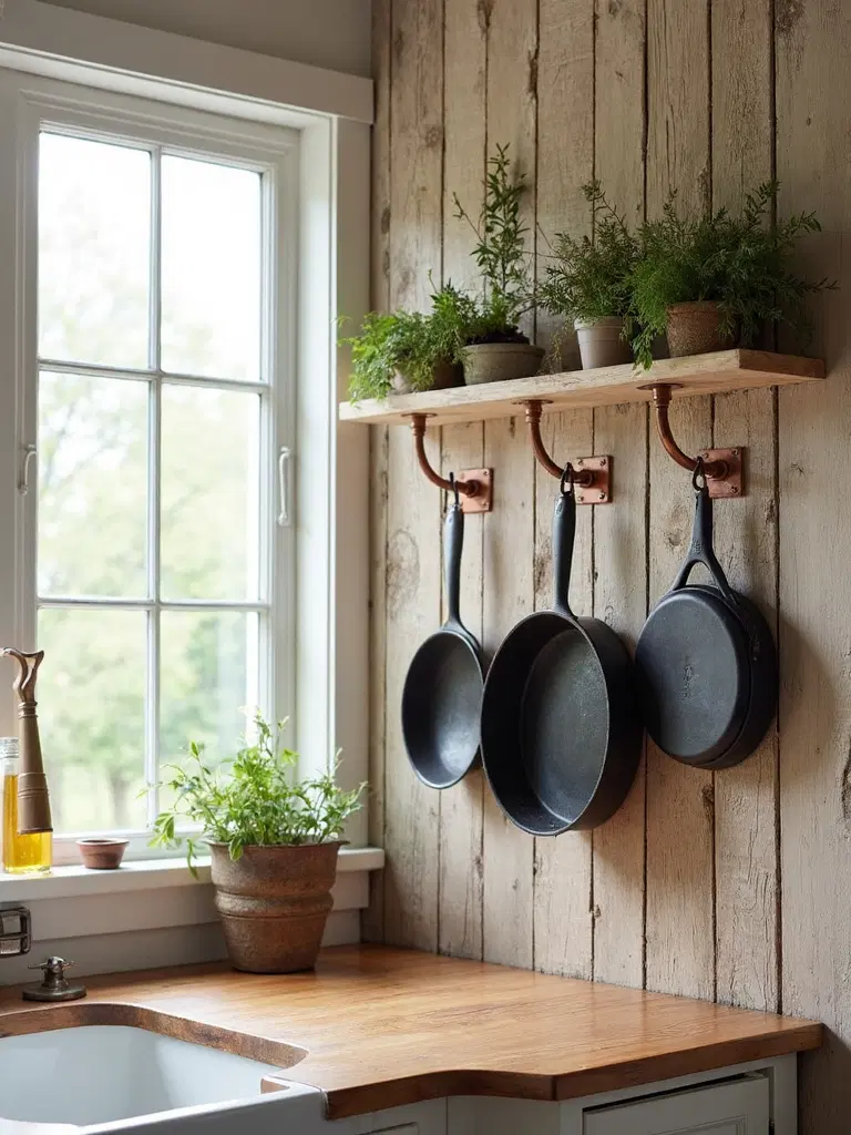 farmhouse wall utensil holder