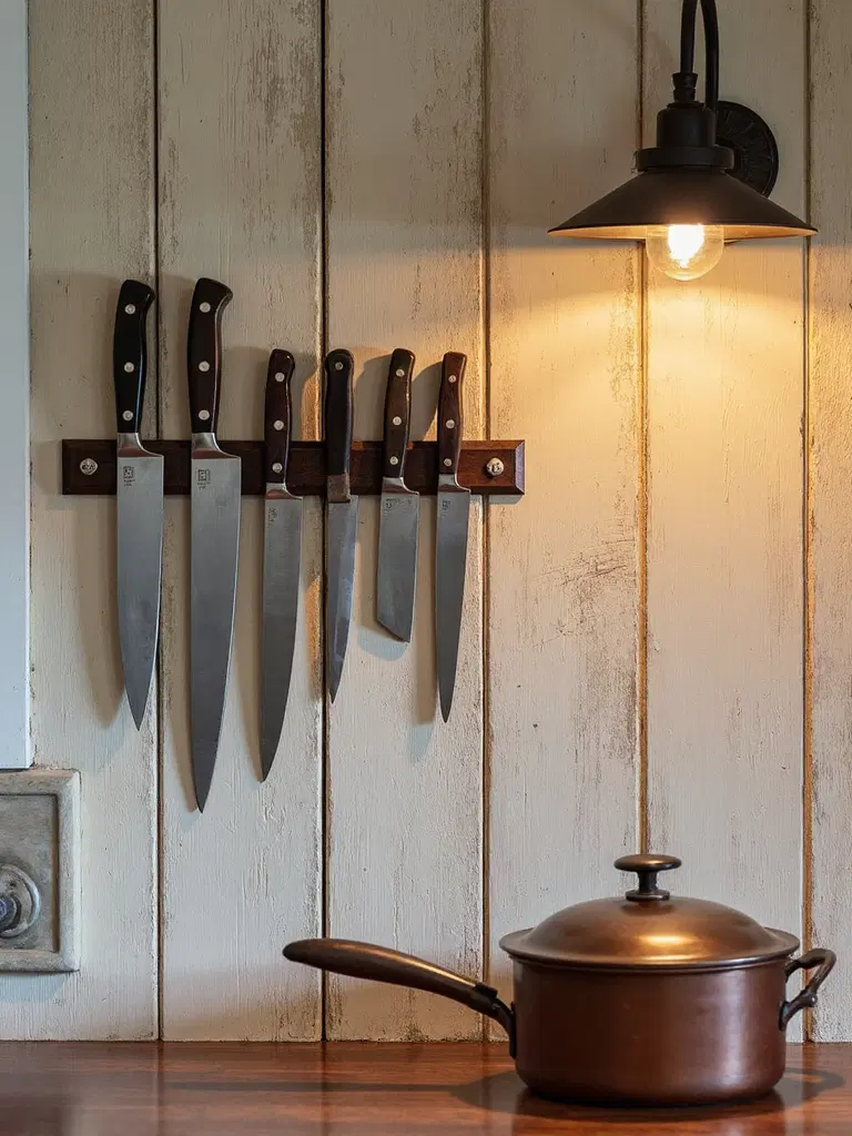 farmhouse magnetic knife strip