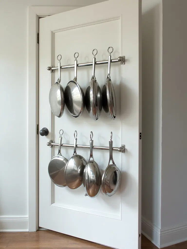 over-the-door lid organizers in kitchen cabinets