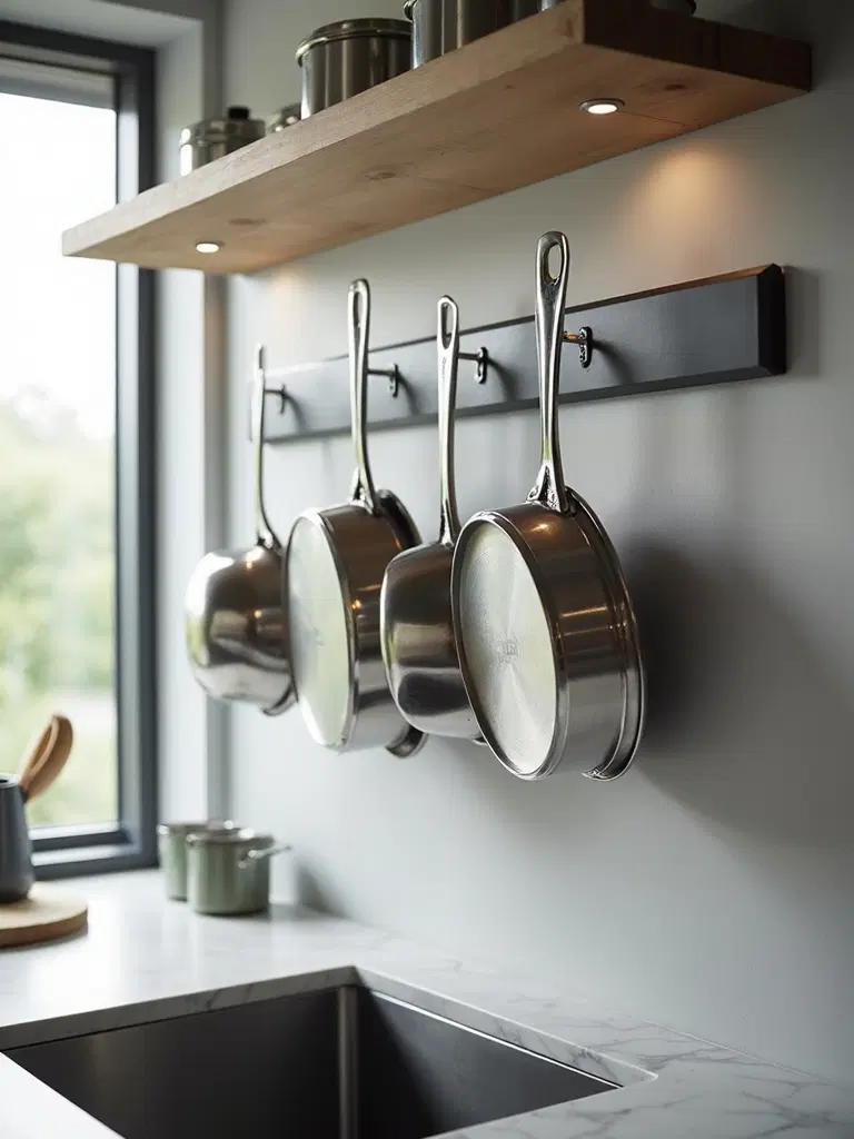 magnetic wall kitchen storage solutions