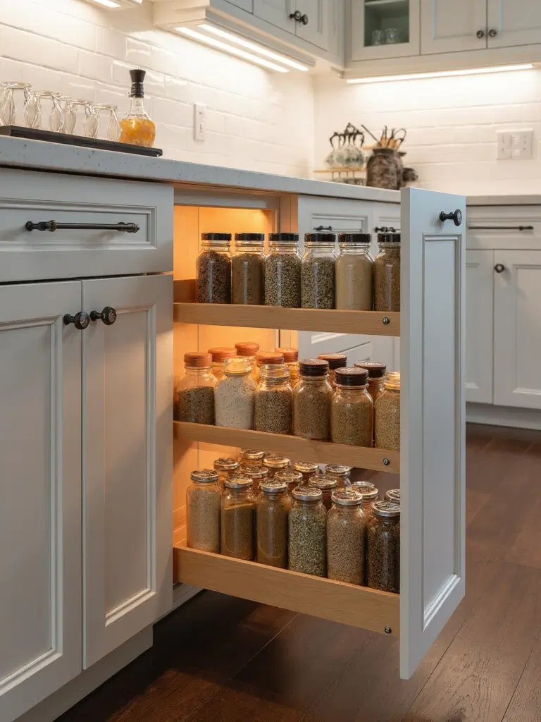 organized spice storage boosts cooking efficiency
