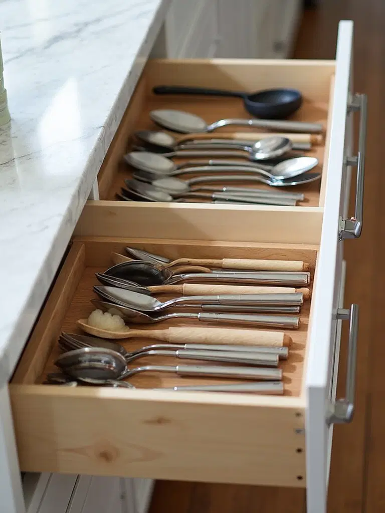 strategic kitchen drawer placement
