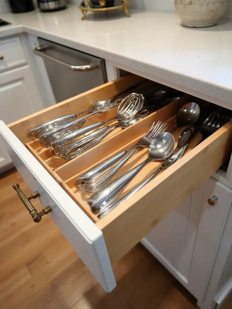 streamlined kitchen utensils organization