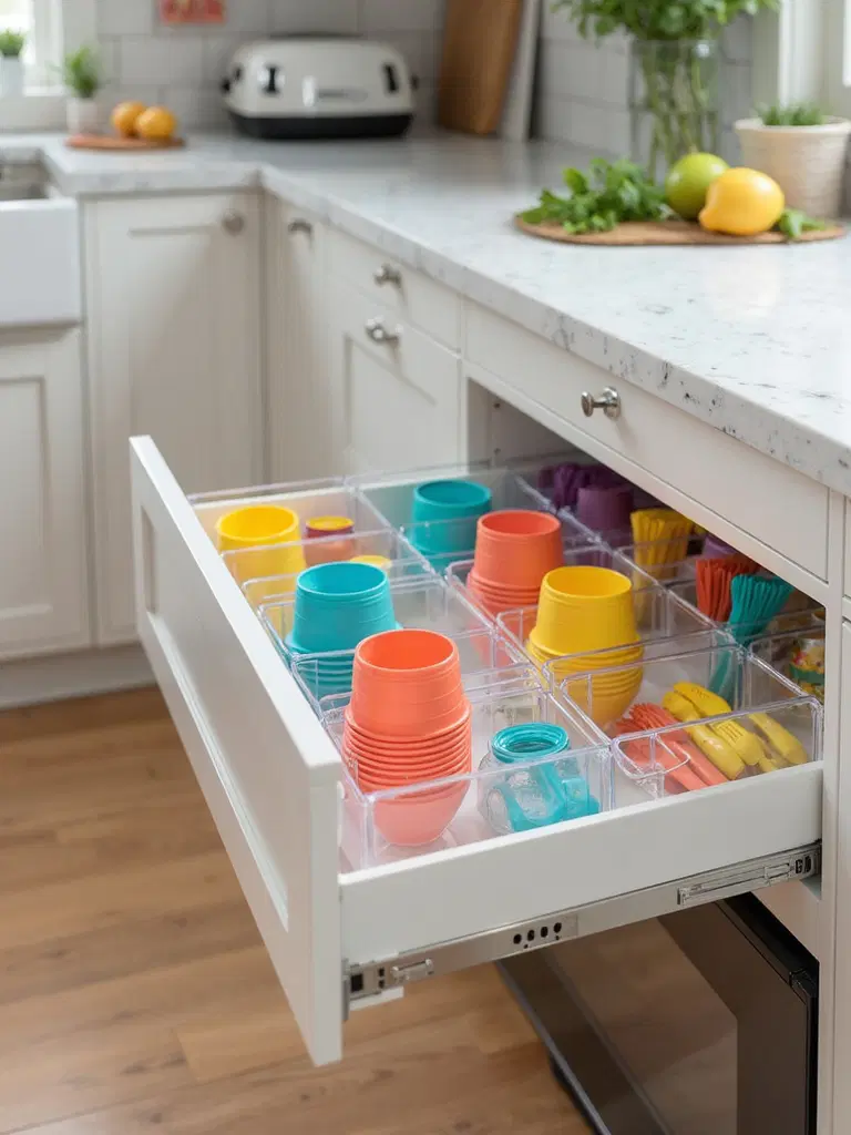 family friendly kitchen organization