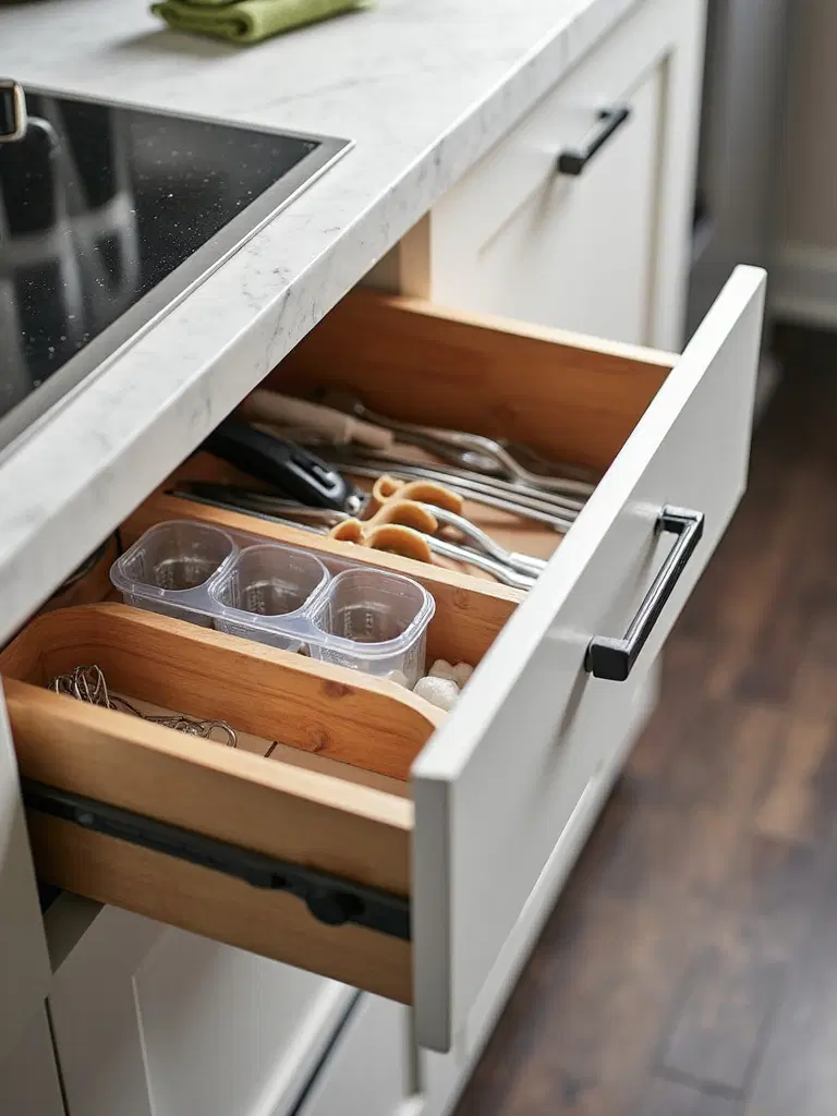 regular maintenance of organized drawers