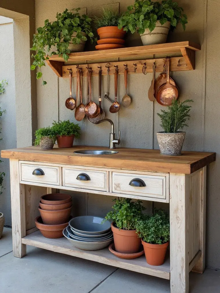 affordable outdoor food prep station