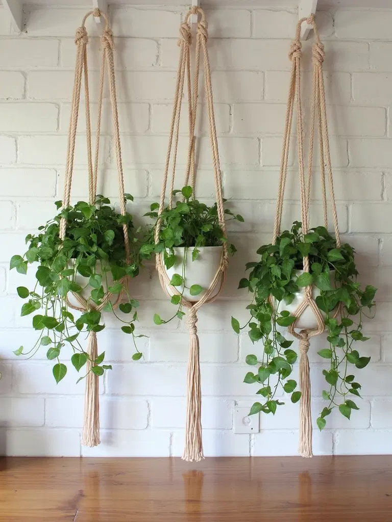 handcrafted macrame organic kitchen decor