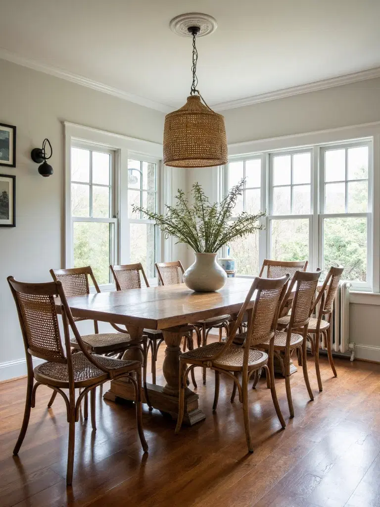 eclectic dining chairs bohemian style