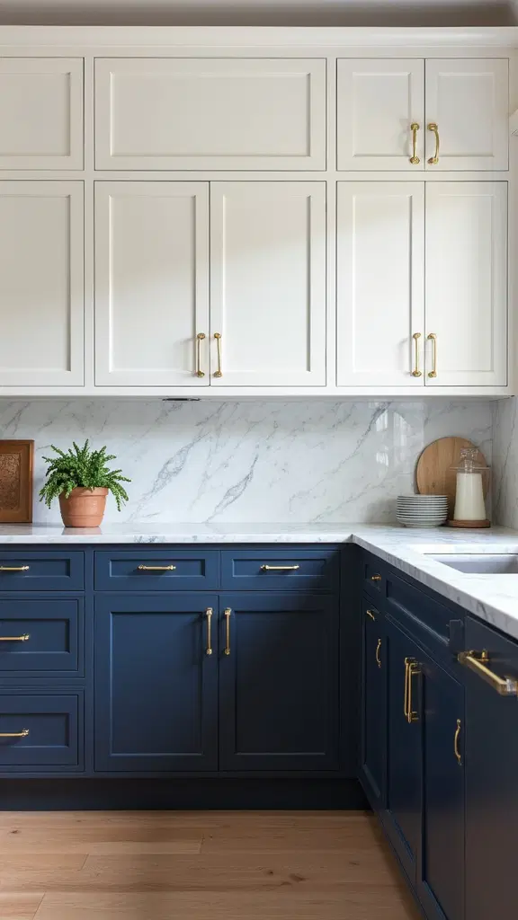 two-tone kitchen cabinets