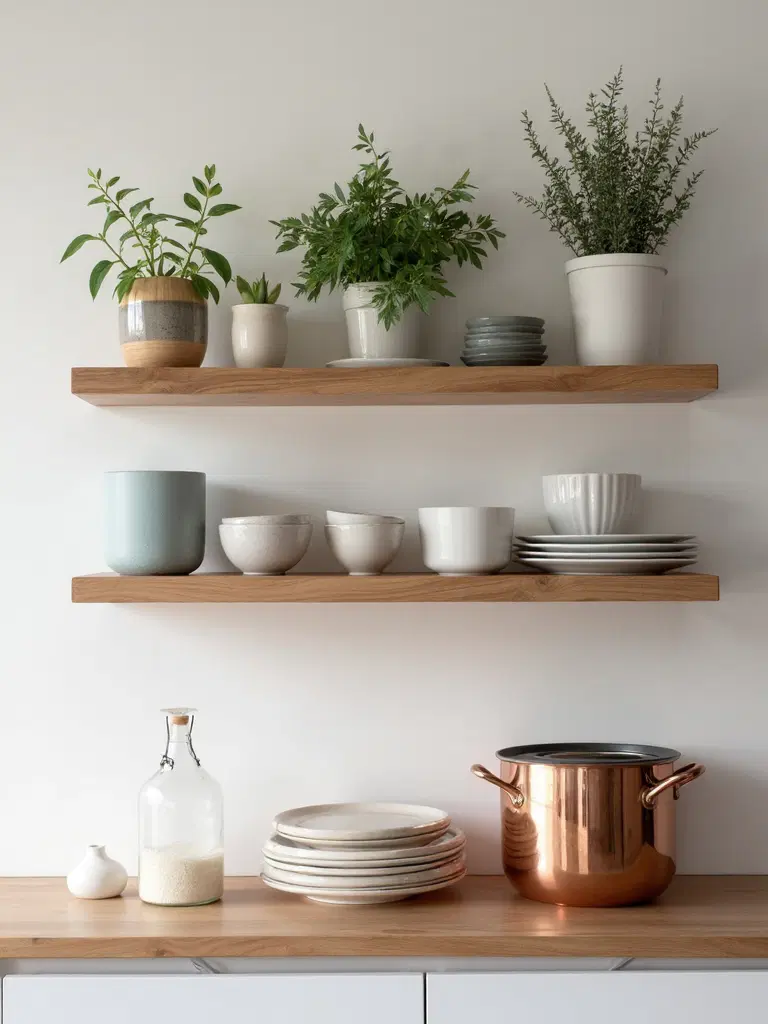 stylish storage with shelves