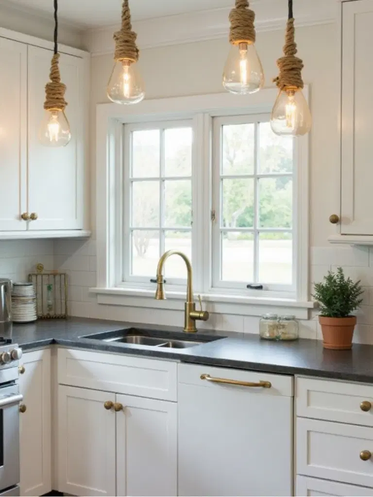 modern coastal kitchen hardware