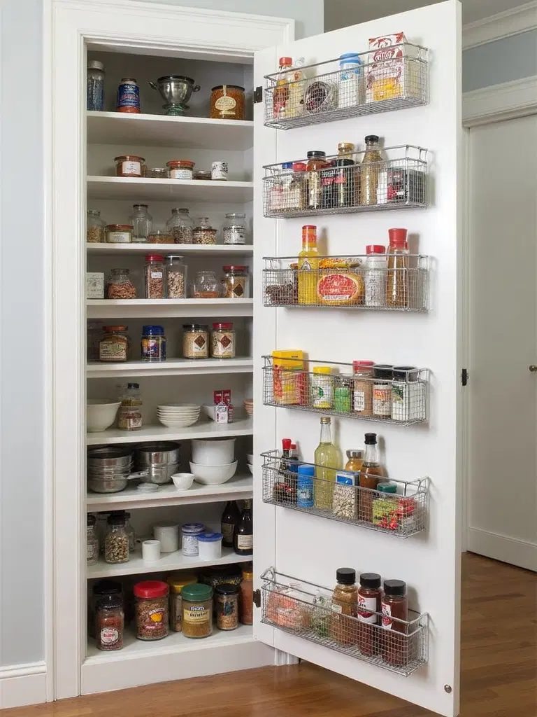 maximize unused door space storage