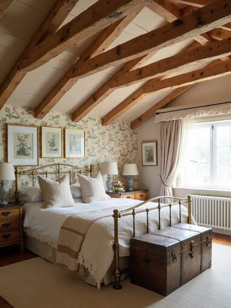 vintage botanical attic