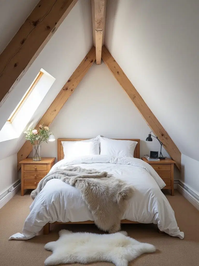 scandinavian attic design