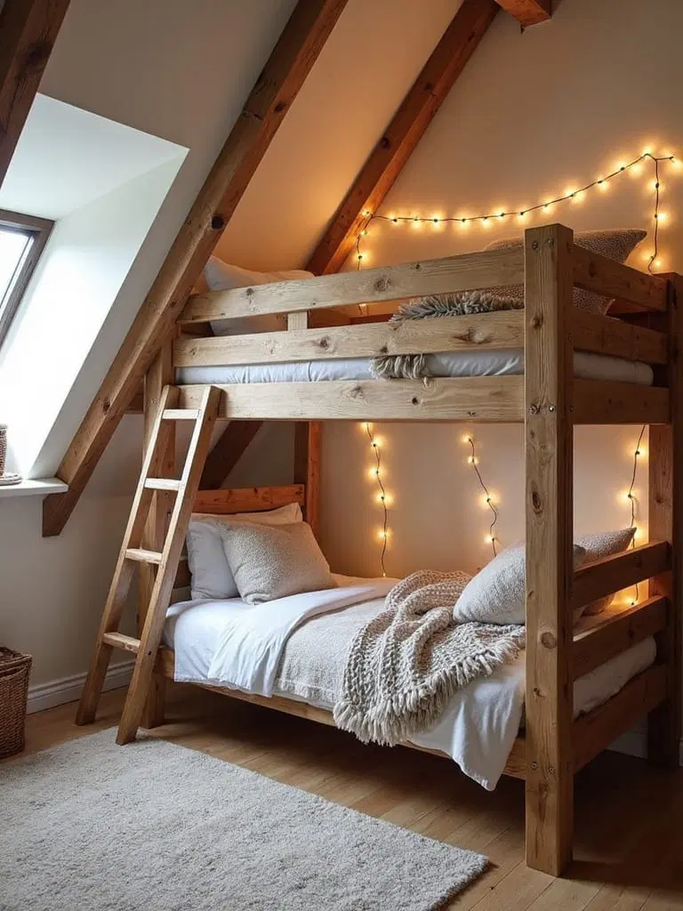 creative attic bunk beds