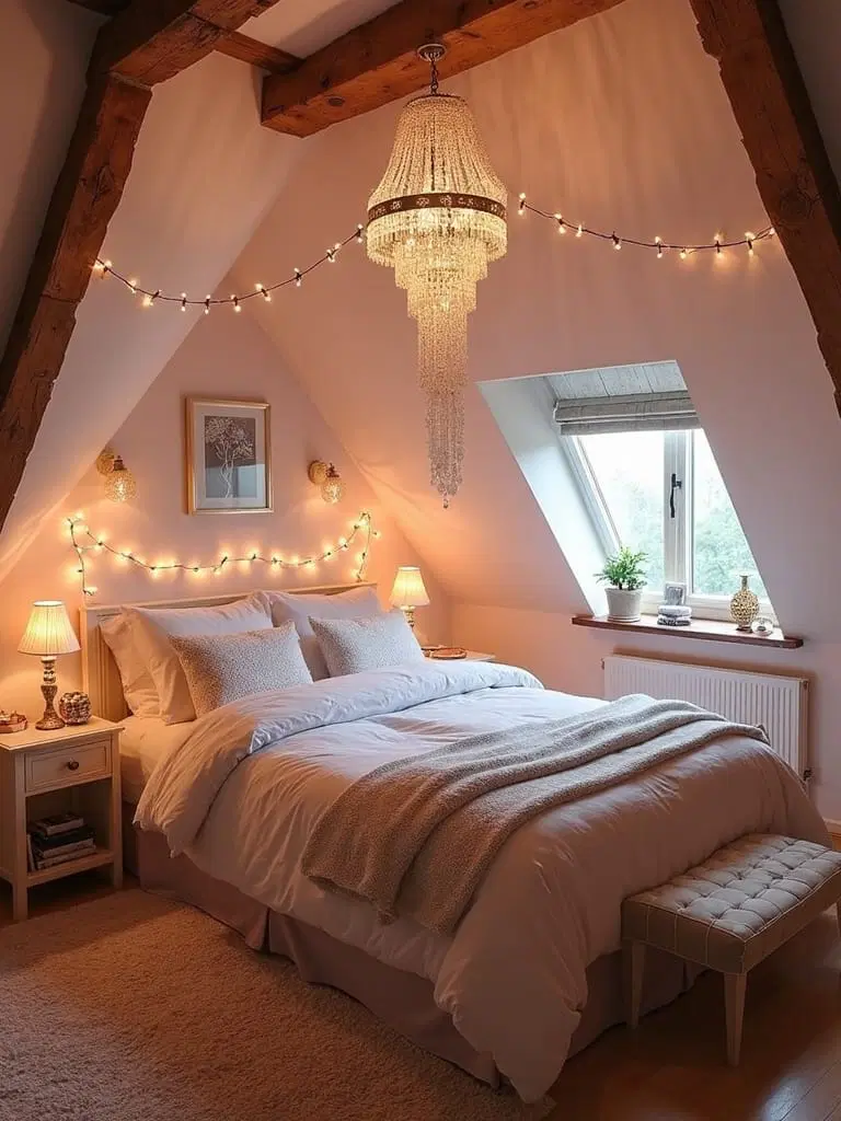 ambient lighting for attic bedroom